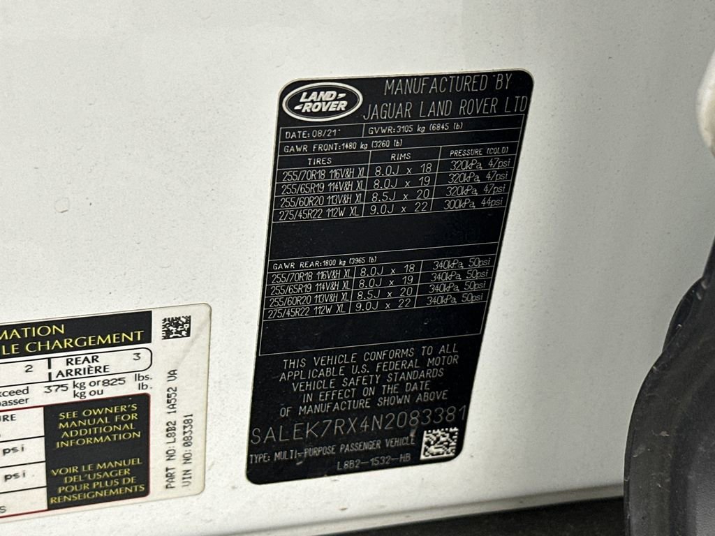 Used 2022 Land Rover Defender 110 AWD/4WD image 9