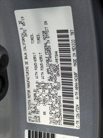 Used 2019 Toyota Tacoma TRD Sport AWD/4WD image 16