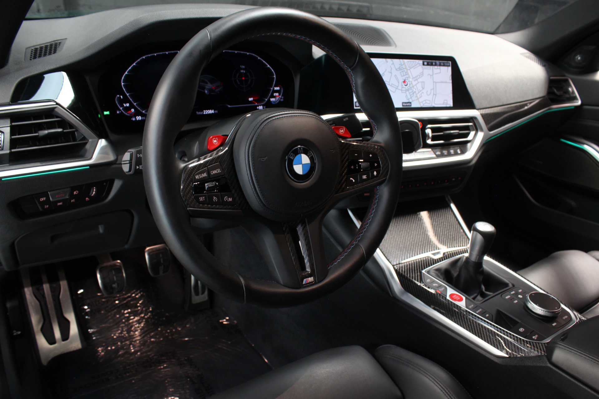 Used 2021 BMW M3 w/ Parking Assistance Package RWD image 45
