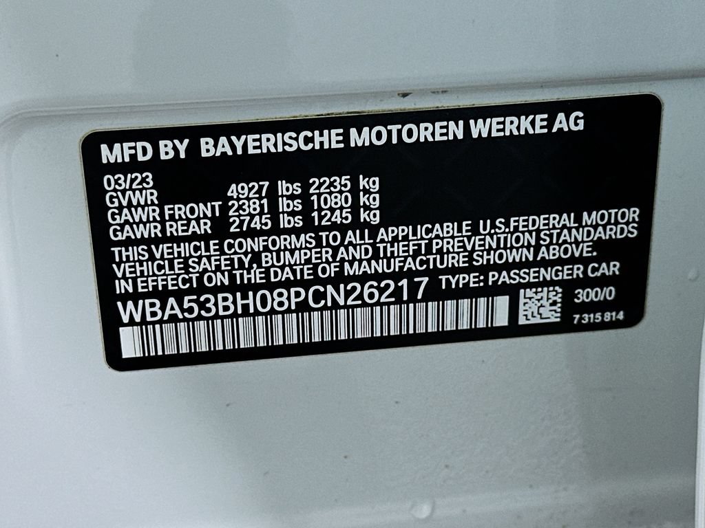 Certified 2023 BMW 530i w/ Convenience Package RWD image 33