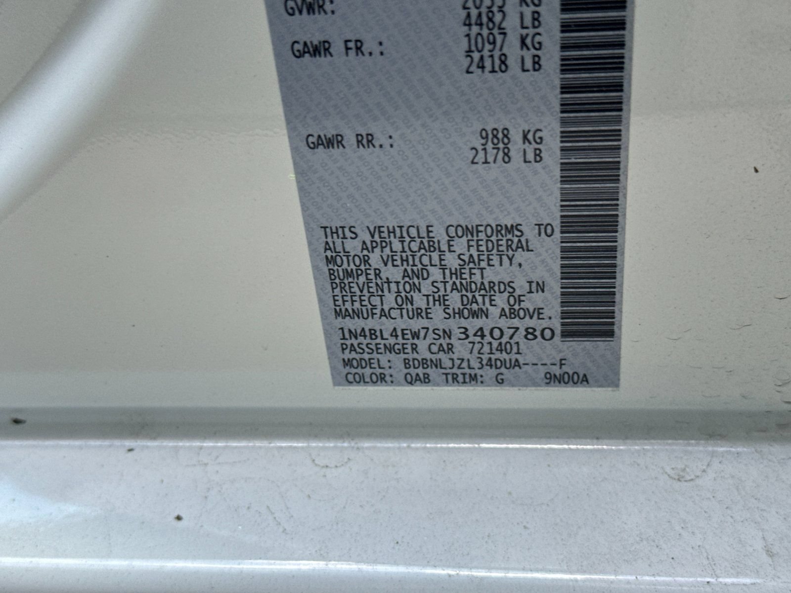 Used 2025 Nissan Altima 2.5 SL AWD/4WD image 25