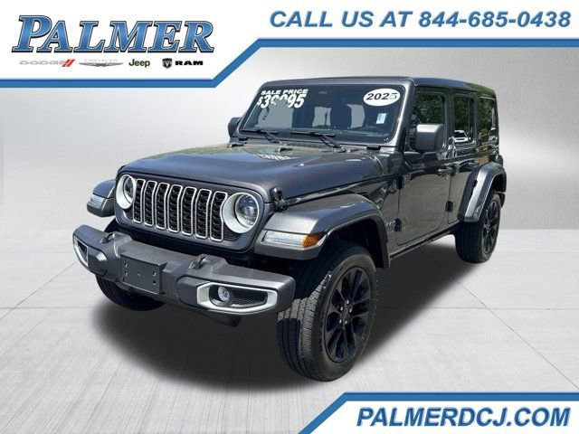 Used 2025 Jeep Wrangler Unlimited Sahara w/ Safety Group AWD/4WD video 1