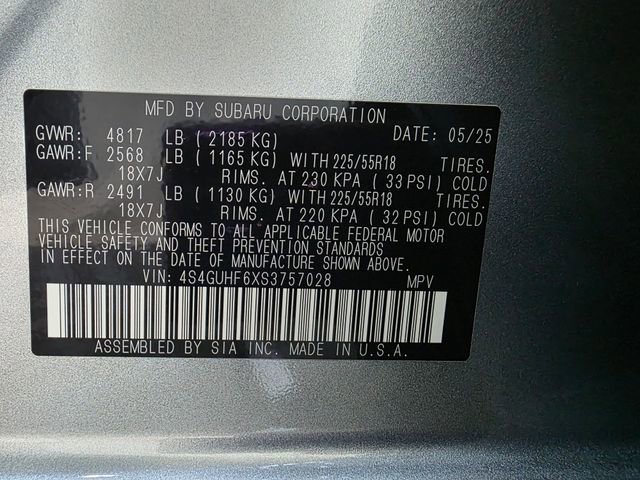 Certified 2025 Subaru Crosstrek 2.5i Sport image 37