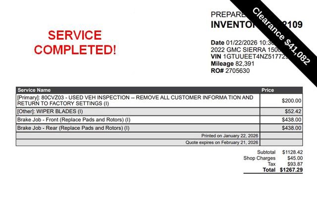 Used 2022 GMC Sierra 1500 AT4 w/ Technology Package image 6