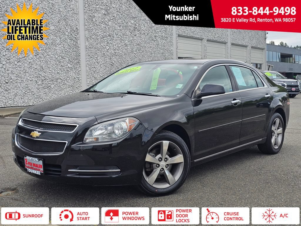 Used 2012 Chevrolet Malibu LT w/ Sunroof and Power Package FWD image 1