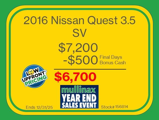 Used 2016 Nissan Quest SV image 3