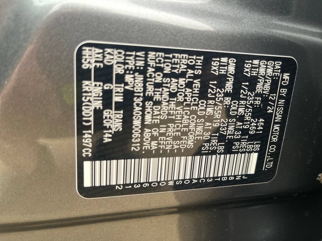 Certified 2025 Nissan Rogue SL w/ SL Premium Package FWD image 38