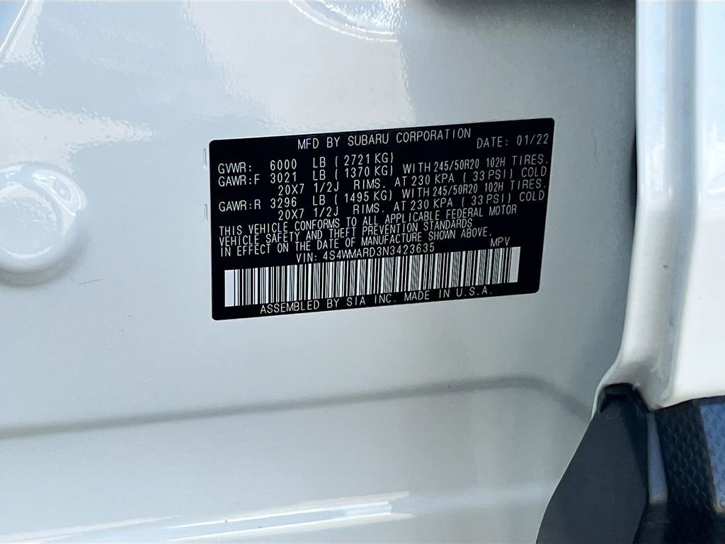 Used 2022 Subaru Ascent Touring image 33