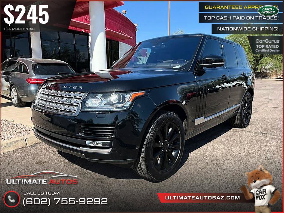 Used 2016 Land Rover Range Rover HSE