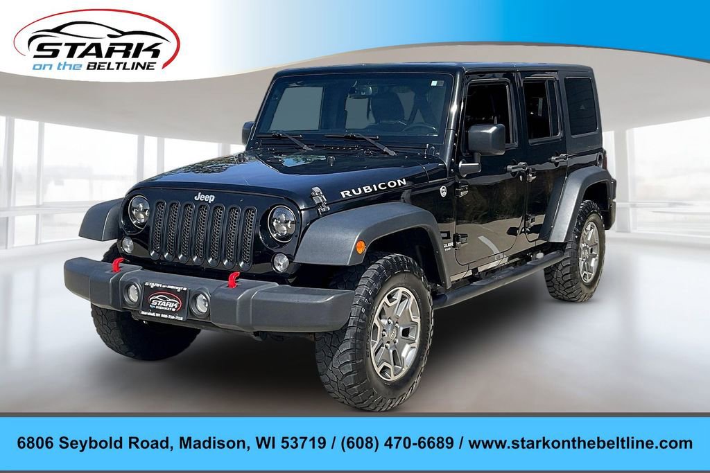 Used 2015 Jeep Wrangler Unlimited Rubicon w/ Connectivity Group AWD/4WD image 3