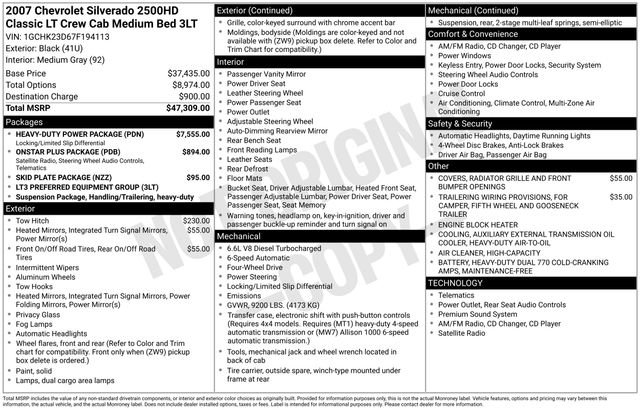 Used 2007 Chevrolet Silverado 2500 LT w/ Heavy-Duty Power Package image 27