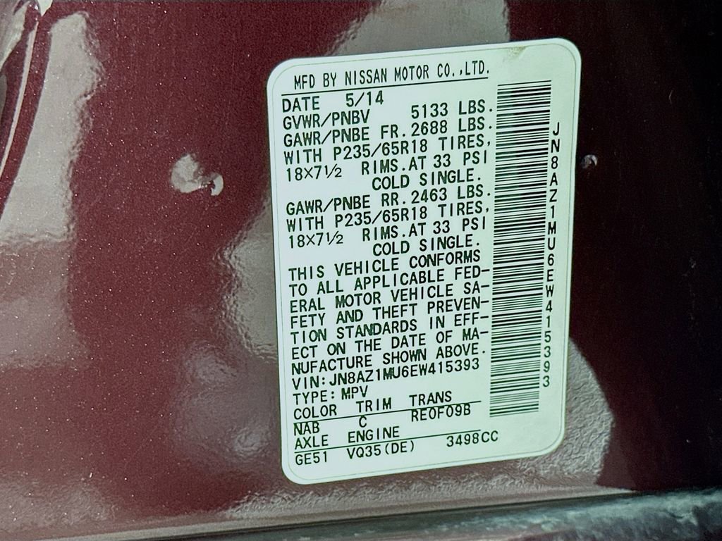 Used 2014 Nissan Murano SV w/ Value Package image 32