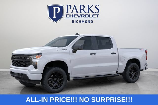 New 2026 Chevrolet Silverado 1500 Custom w/ Turbomax Blackout Package AWD/4WD image 5
