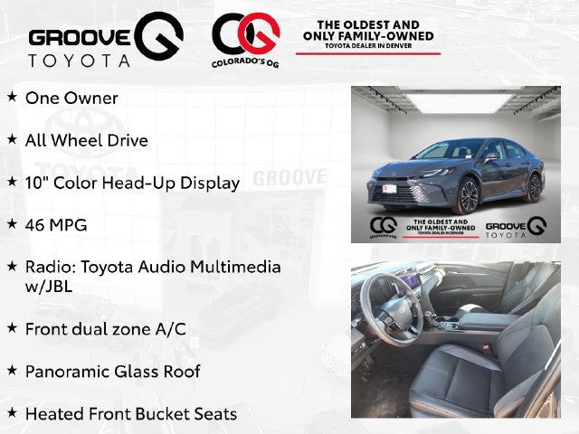 Used 2025 Toyota Camry XLE w/ Premium Package AWD/4WD image 4