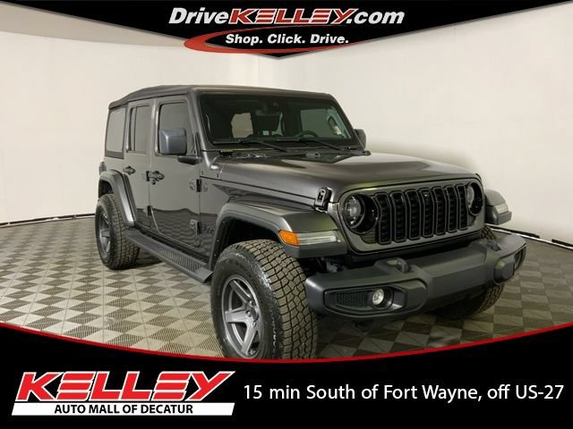 Used 2025 Jeep Wrangler Unlimited Sahara w/ Technology Group AWD/4WD image 1