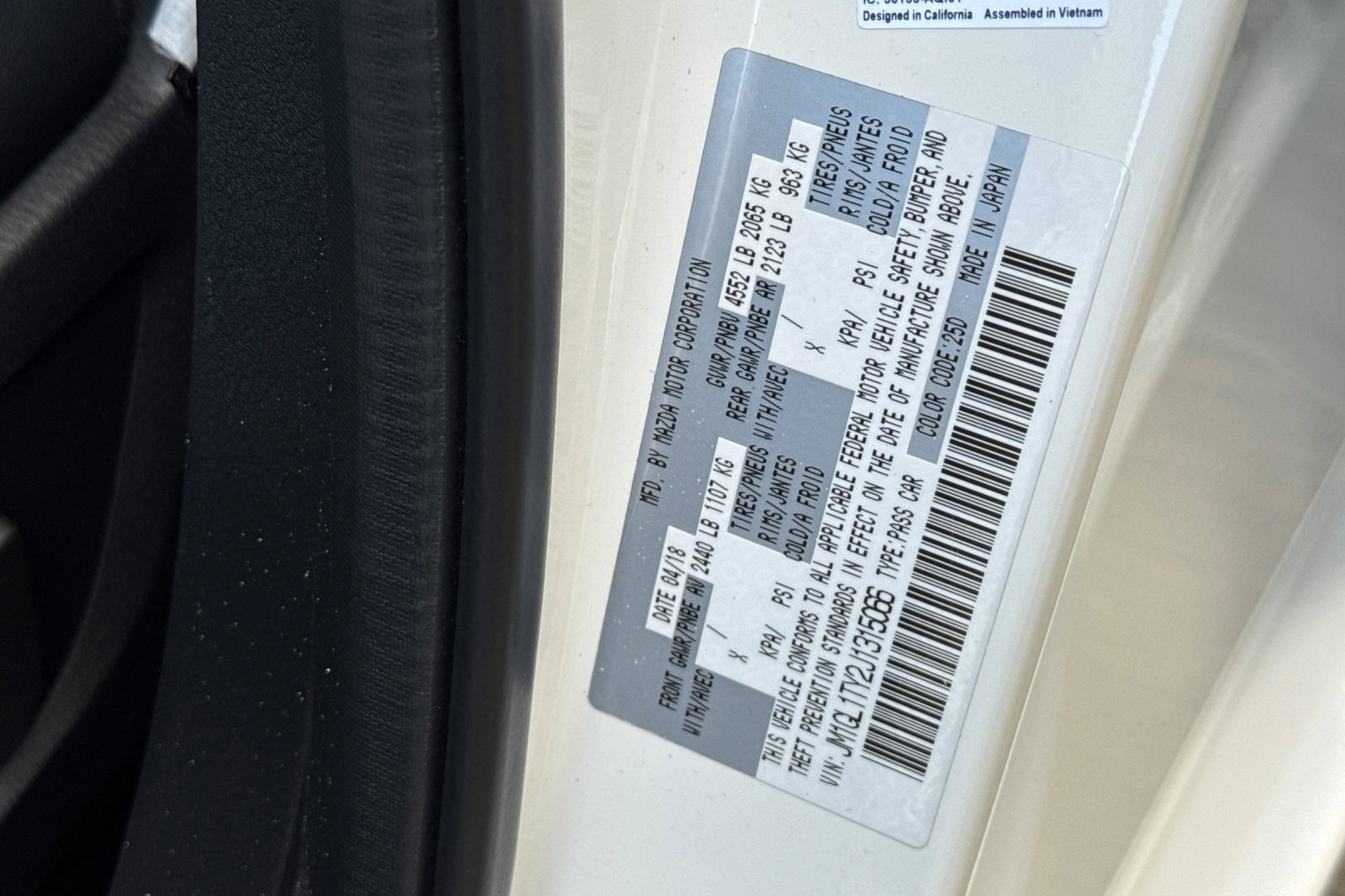 Used 2018 MAZDA MAZDA6 Grand Touring image 30