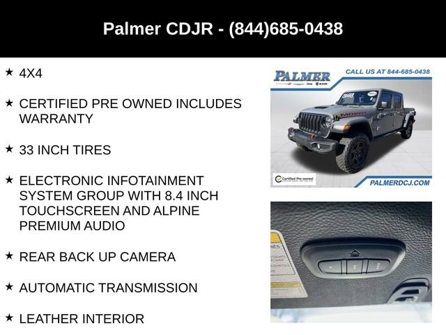 Certified 2022 Jeep Gladiator Mojave w/ LED Lighting Group image 6