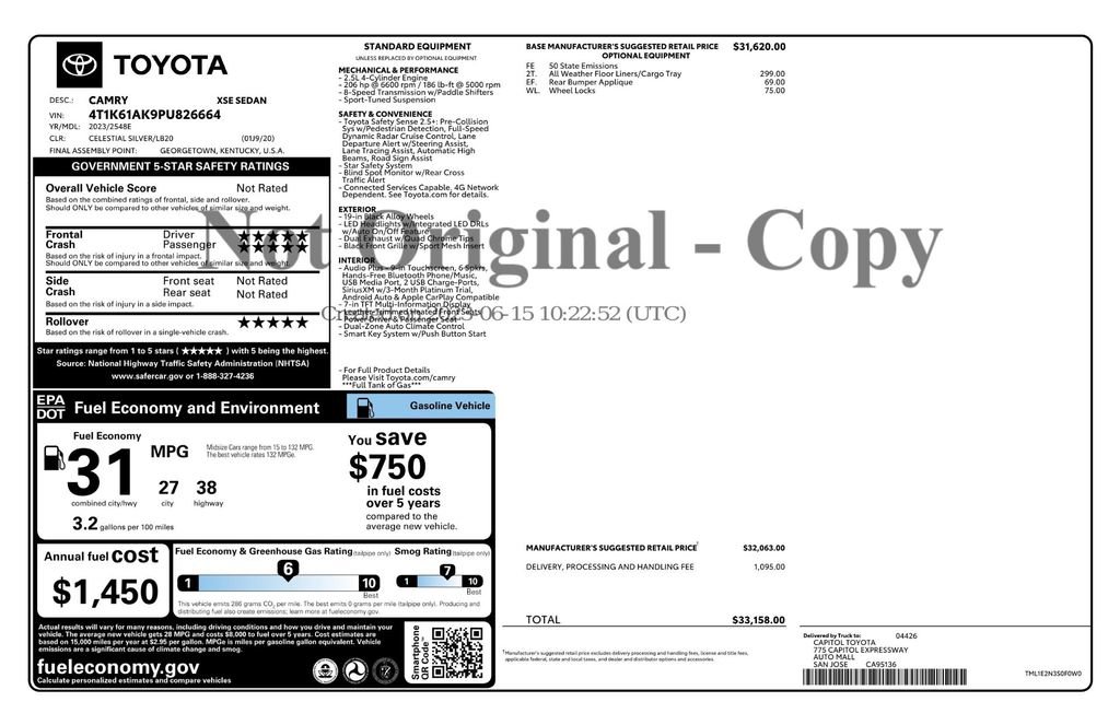 Used 2023 Toyota Camry XSE image 21