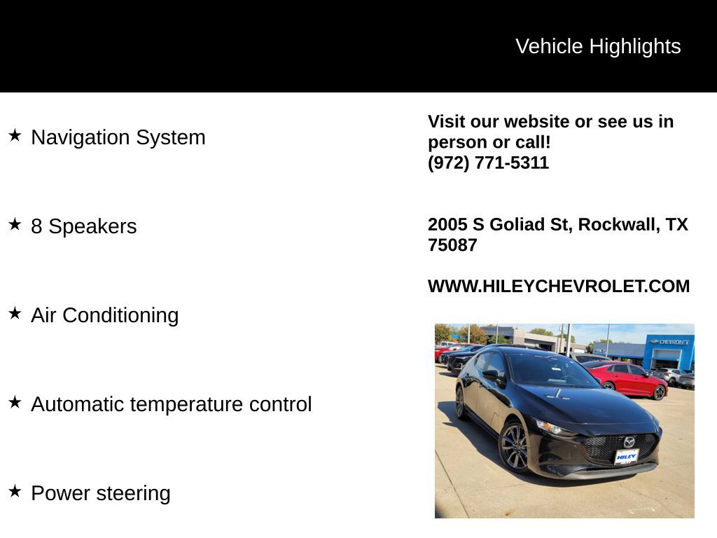 Used 2019 MAZDA MAZDA3 Hatchback FWD image 9