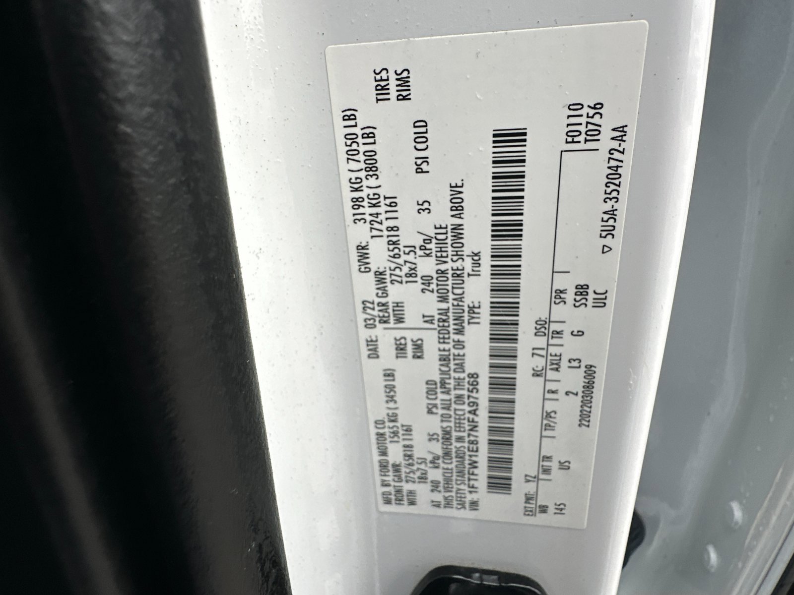 Certified 2022 Ford F150 XLT w/ Equipment Group 302A High image 28