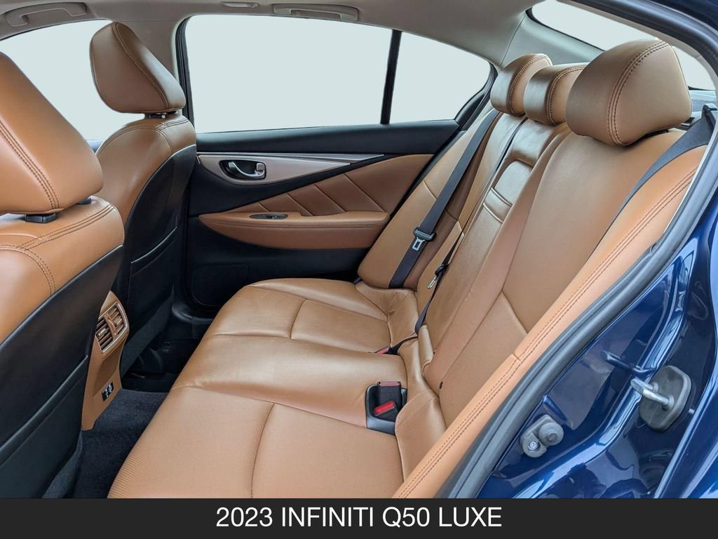Certified 2023 INFINITI Q50 Luxe w/ Cargo Package RWD image 17