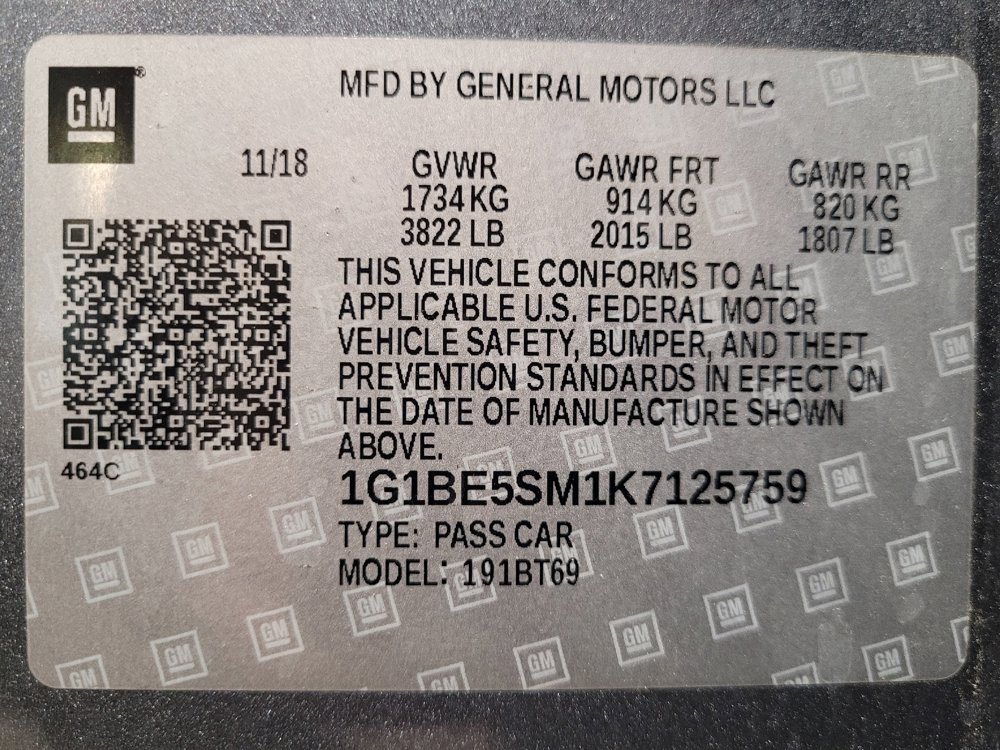 Used 2019 Chevrolet Cruze LT image 33