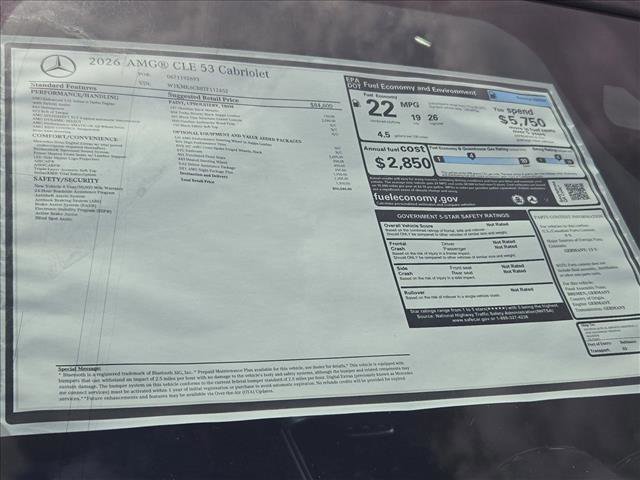 New 2026 Mercedes-Benz CLE 53 AMG 4MATIC Cabriolet image 14
