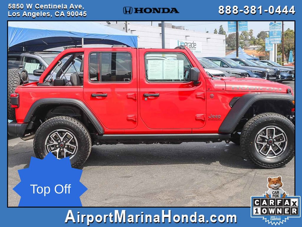 Used 2025 Jeep Wrangler Unlimited Rubicon AWD/4WD image 4