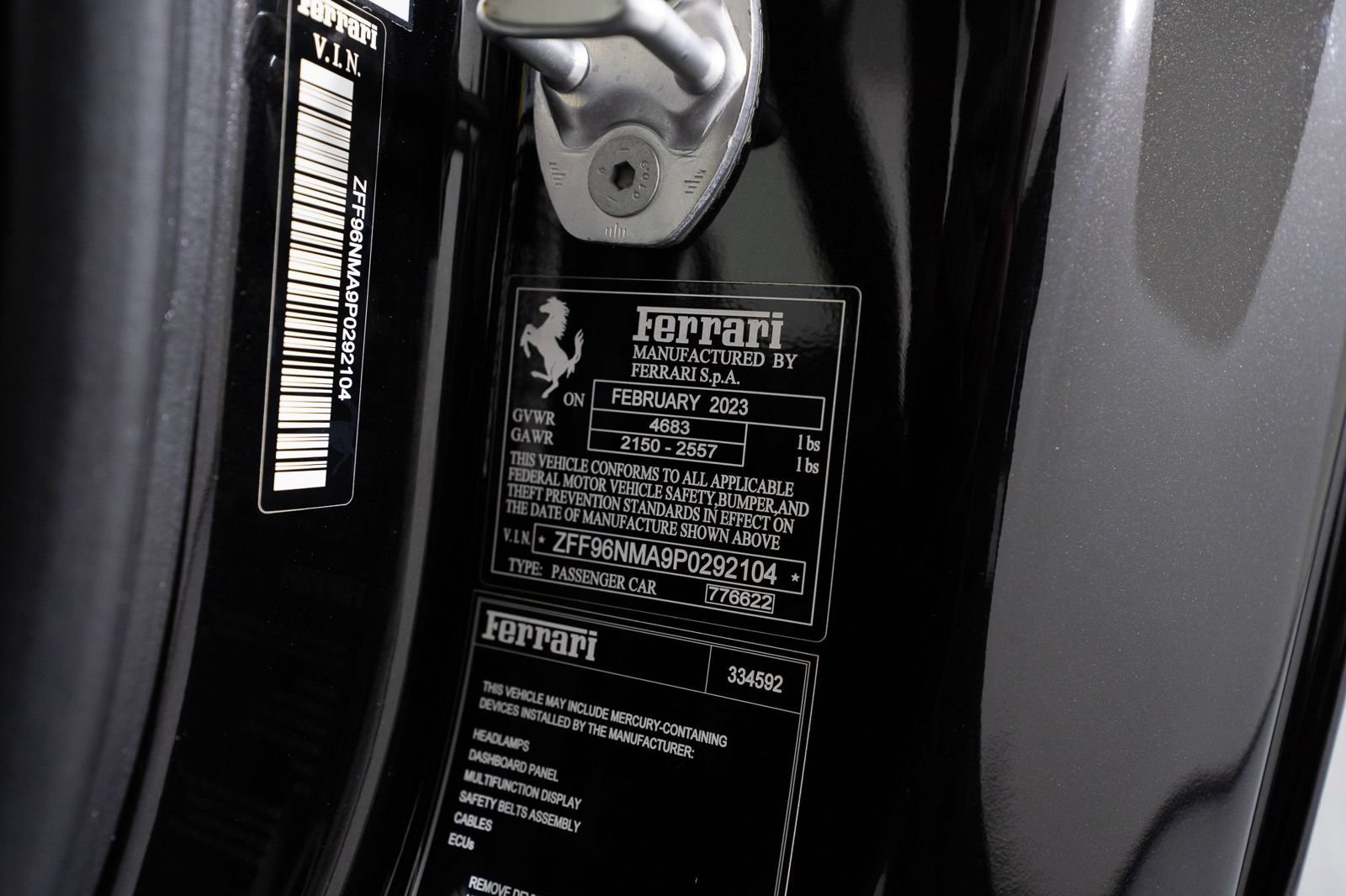 Certified 2023 Ferrari SF90 Spider AWD/4WD image 18