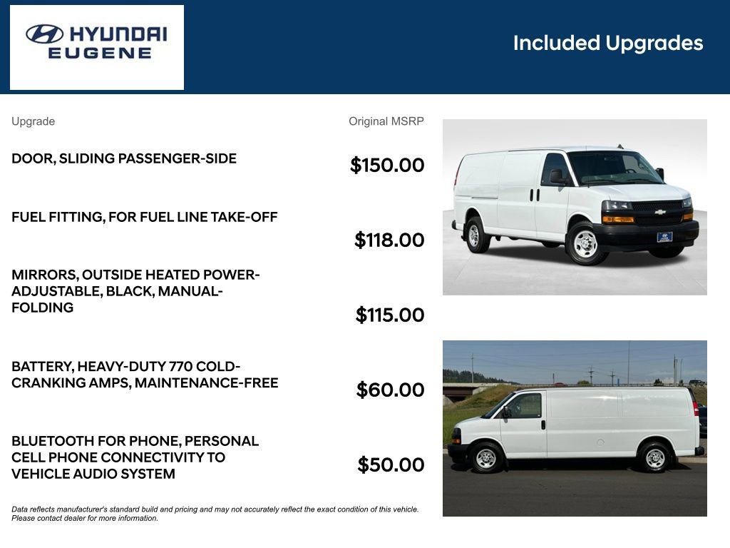 Used 2018 Chevrolet Express 3500 Extended w/ Driver Convenience Package RWD image 15