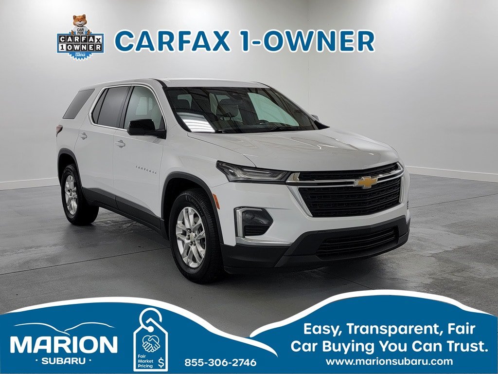 Used 2022 Chevrolet Traverse LS w/ LPO, Cargo Package AWD/4WD 360° Tour