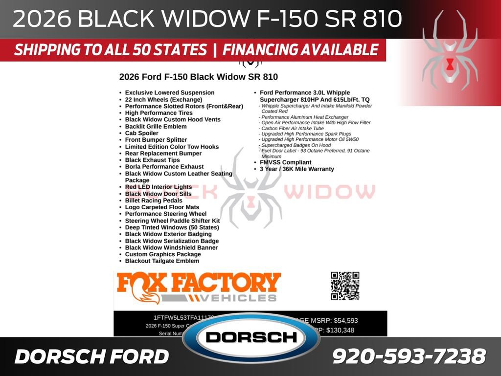 New 2026 Ford F150 Lariat w/ Equipment Group 502A High AWD/4WD image 2