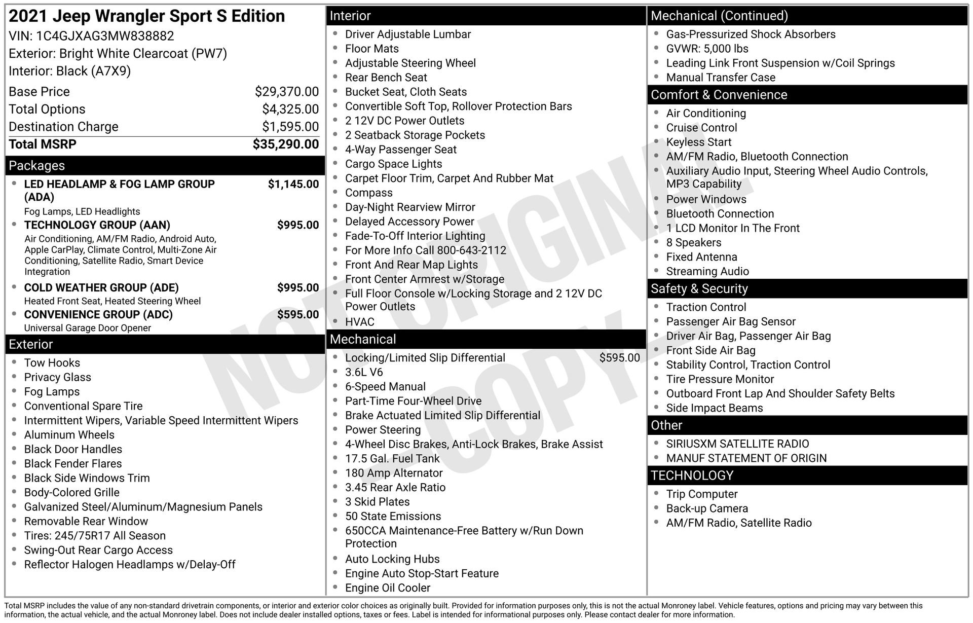 Used 2021 Jeep Wrangler Willys w/ LED Headlamp & Fog Lamp Group image 5
