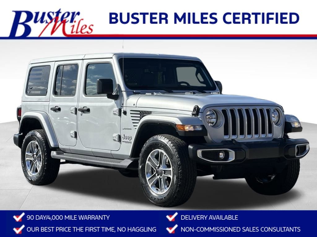 Used 2022 Jeep Wrangler Unlimited Sahara w/ Cold Weather Group image 1