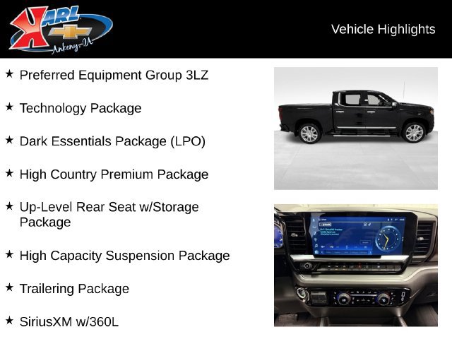 Certified 2024 Chevrolet Silverado 1500 High Country w/ High Country Premium Package AWD/4WD image 2