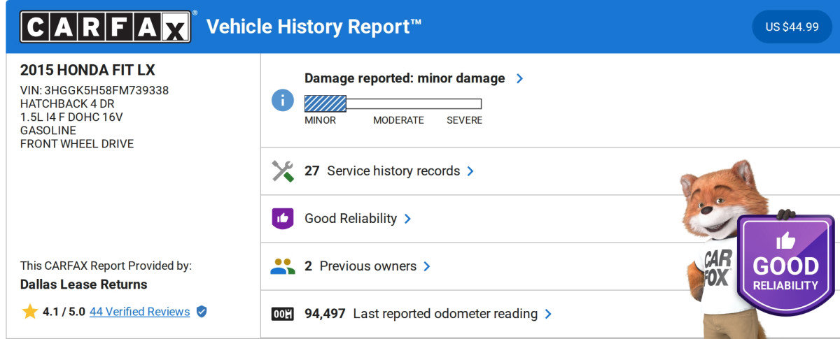Used 2015 Honda Fit LX image 6