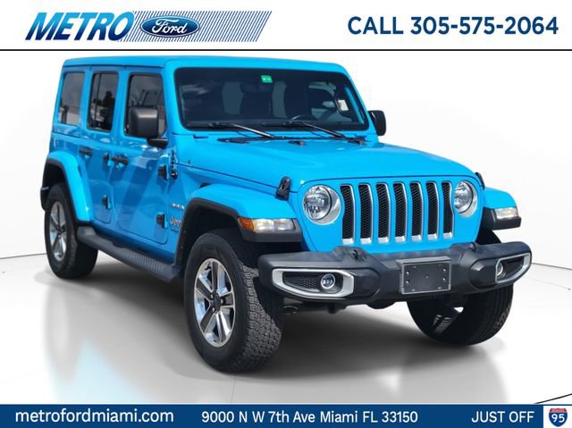 Used 2021 Jeep Wrangler Unlimited Sahara image 1