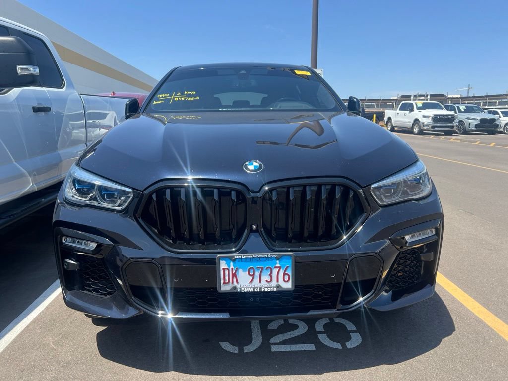 Used 2020 BMW X6 M50i w/ Executive Package AWD/4WD image 2