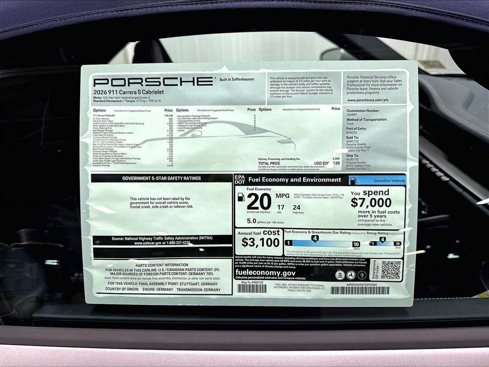 Used 2026 Porsche 911 Carrera S RWD image 32