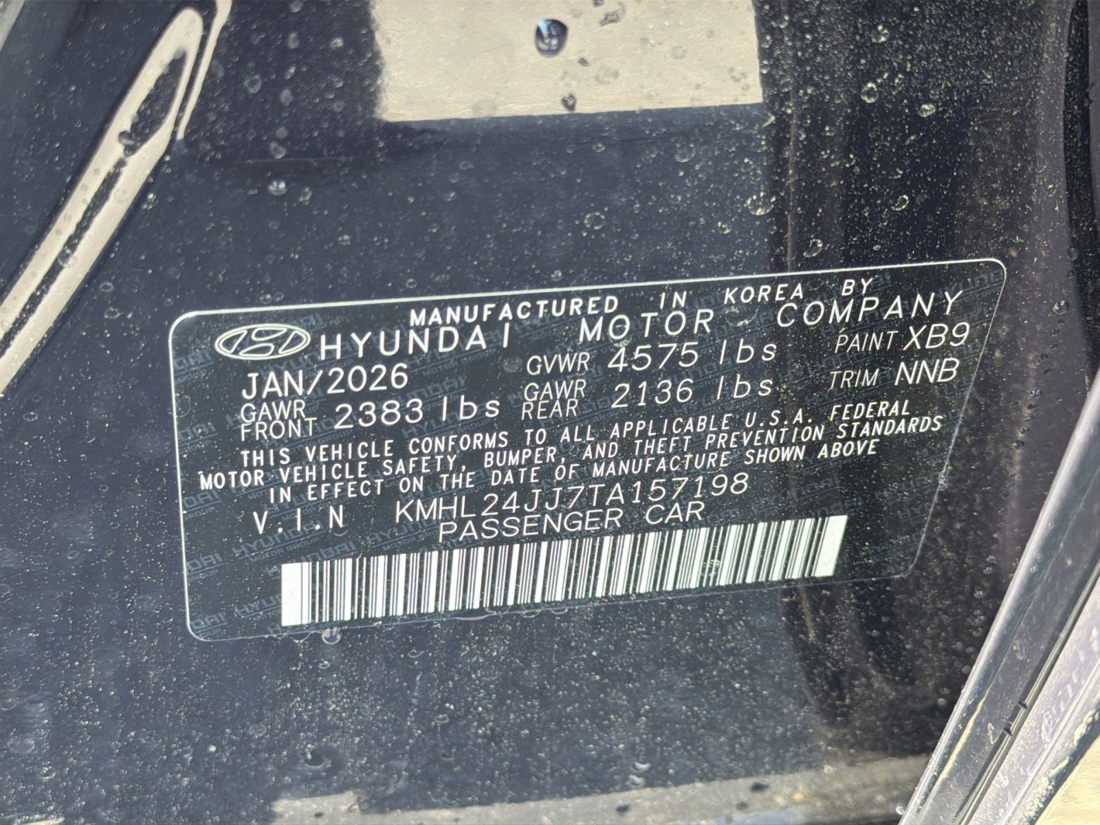 New 2026 Hyundai Sonata Blue FWD image 28