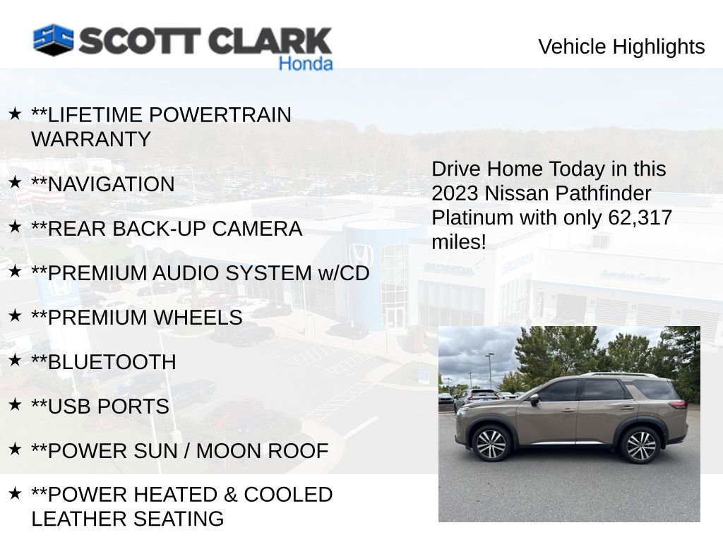 Used 2023 Nissan Pathfinder Platinum image 12
