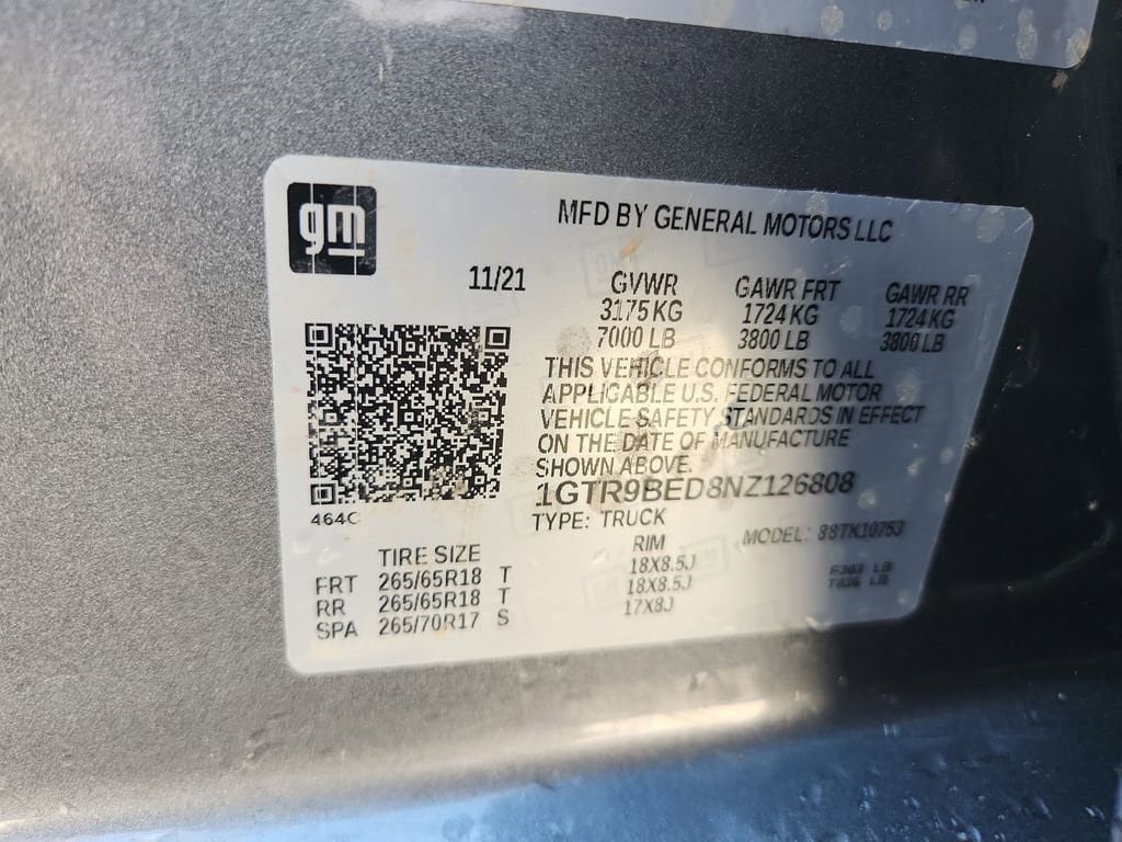Certified 2022 GMC Sierra 1500 SLE w/ X31 Off-Road Package AWD/4WD image 31