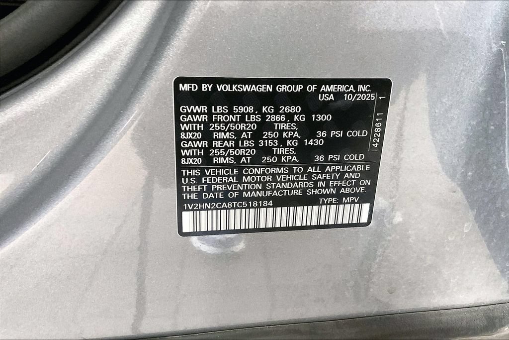 Used 2026 Volkswagen Atlas SE AWD/4WD image 37