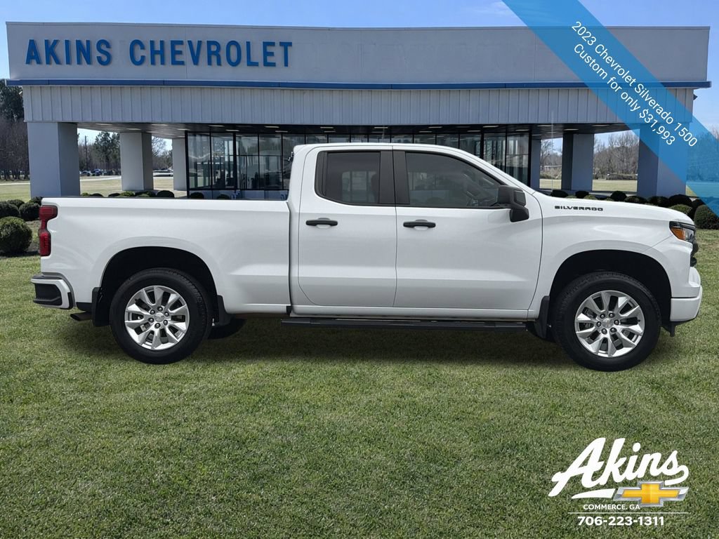 Certified 2023 Chevrolet Silverado 1500 Custom w/ LPO, Dark Essentials Package AWD/4WD image 4
