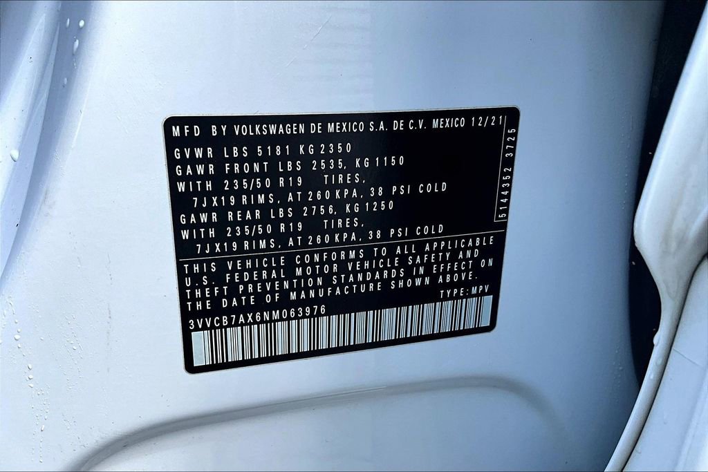 Used 2022 Volkswagen Tiguan SE R-Line image 19