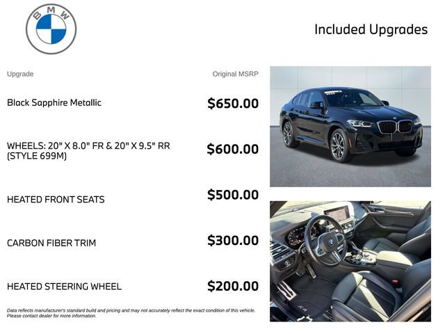 Certified 2023 BMW X4 M40i AWD/4WD image 3