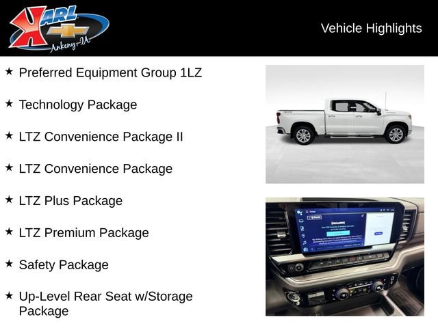 Certified 2024 Chevrolet Silverado 1500 LTZ w/ LTZ Premium Package AWD/4WD image 2
