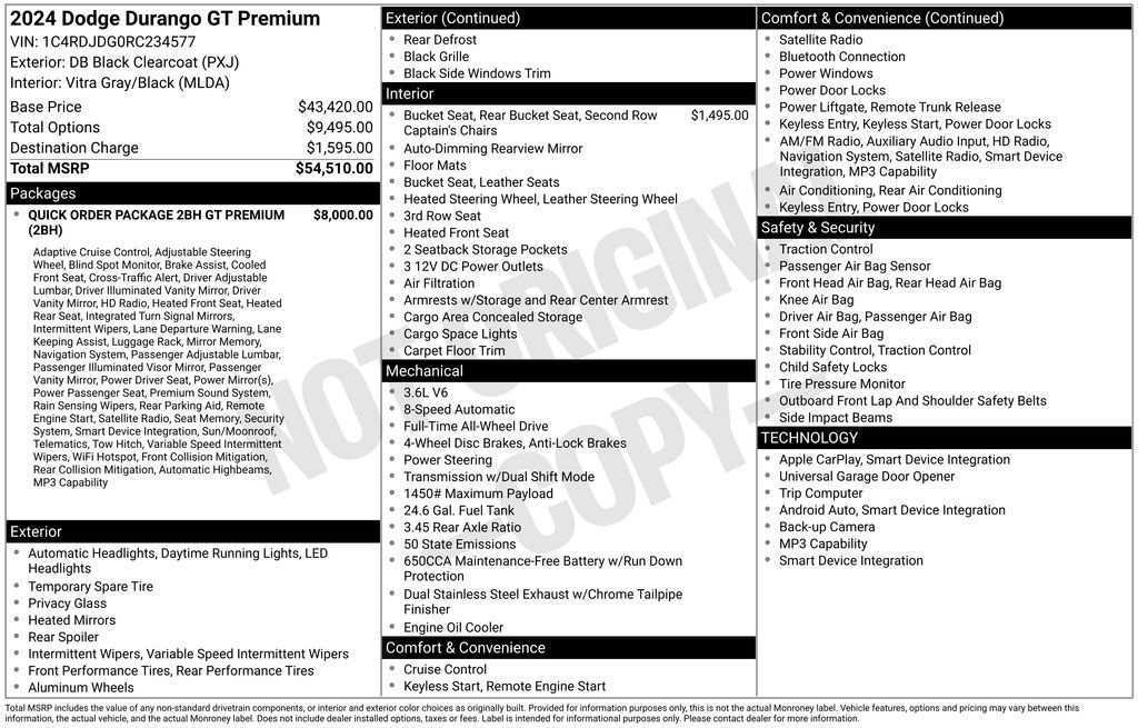 Used 2024 Dodge Durango GT image 43