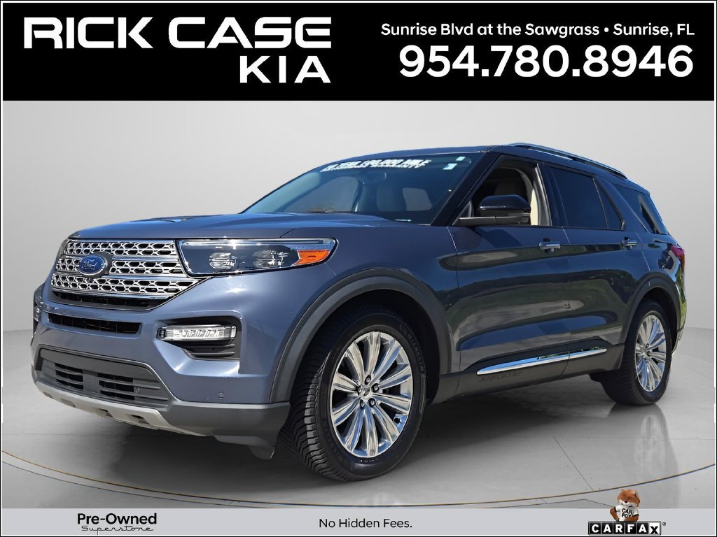 Used 2021 Ford Explorer Limited w/ Equipment Group 301A RWD image 1