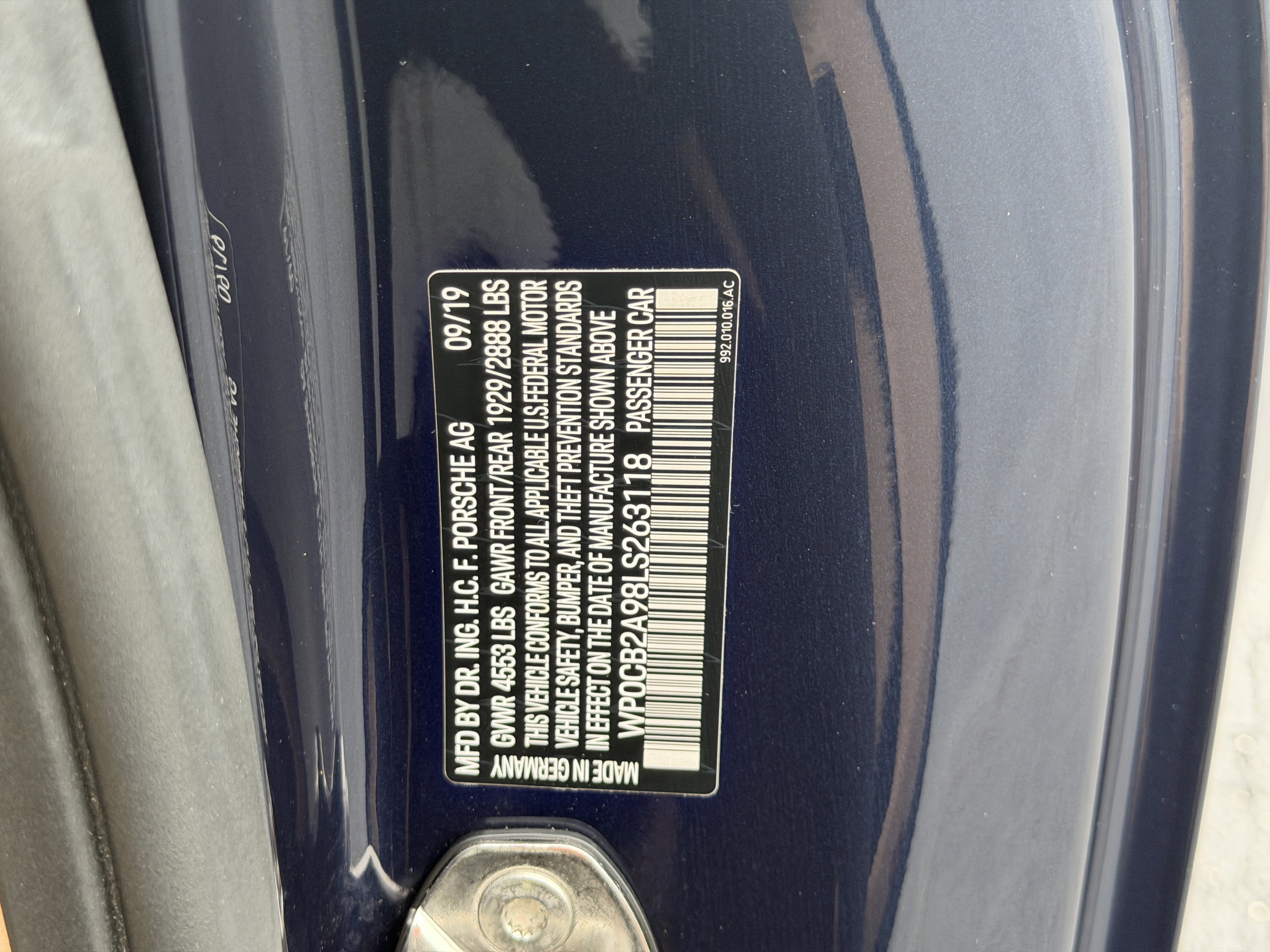 Certified 2020 Porsche 911 Carrera 4S image 32